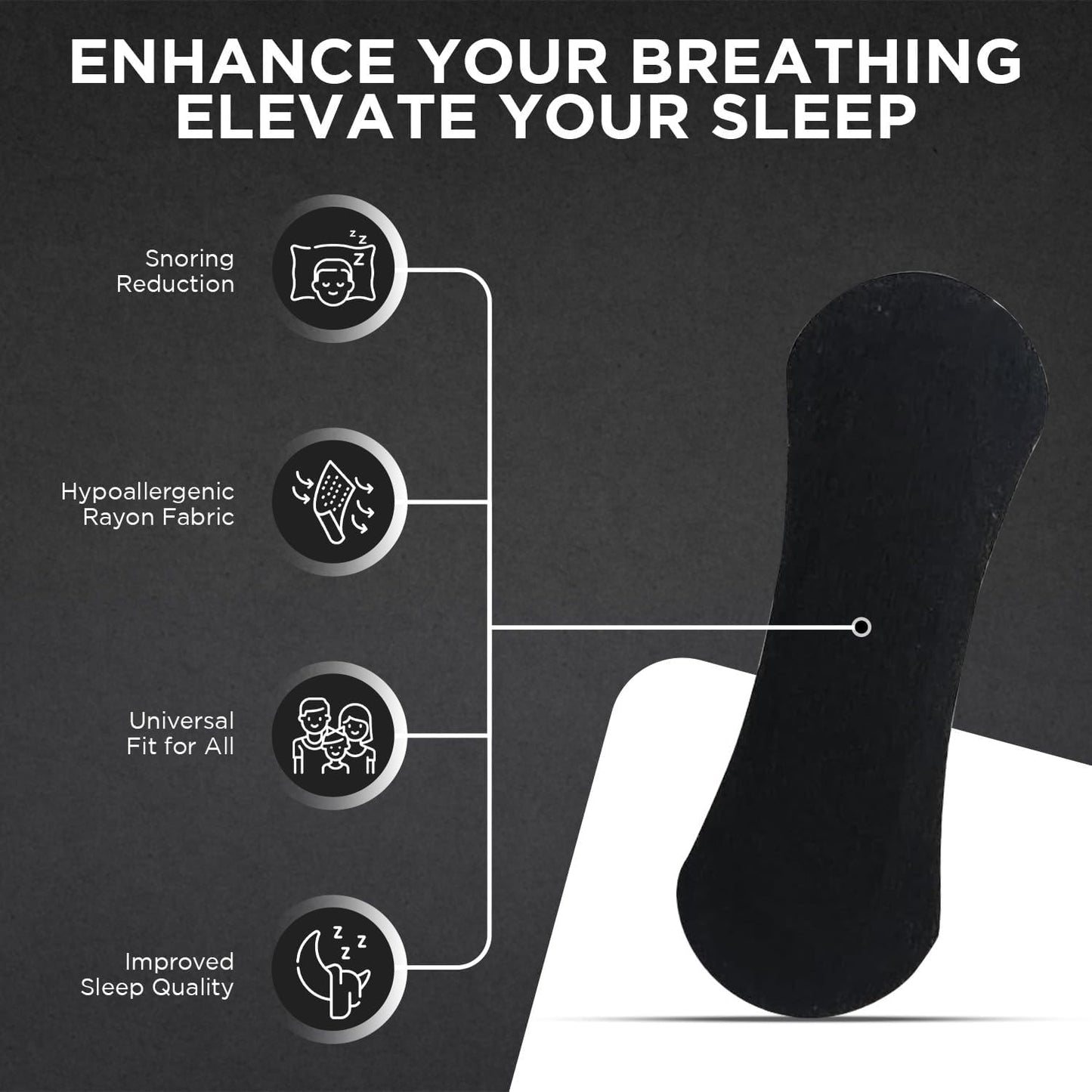 70PCS Mouth Tape & Nasal Strips | Mouth Tape for Sleeping Sleep Mouth Tape | Anti-Snoring Mouth Tape for Sleeping Men & Women Sleep Tape Reduce Mouth Snoring with Nasal Strips